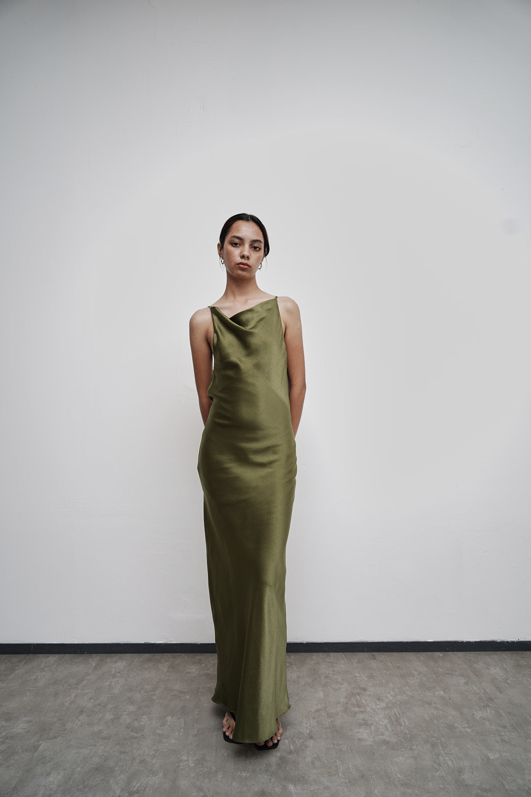 Goi Dress - Moss Green