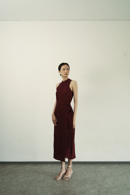 Ming Dress- Maroon