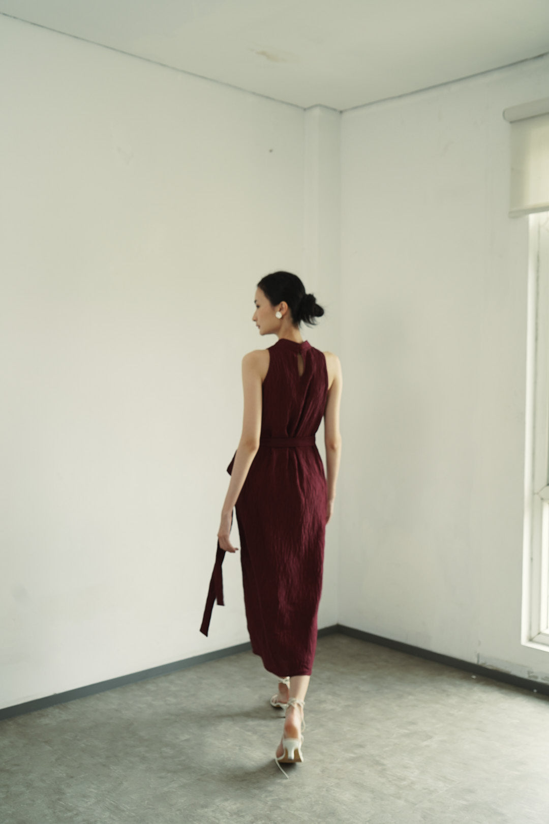 Ming Dress- Maroon