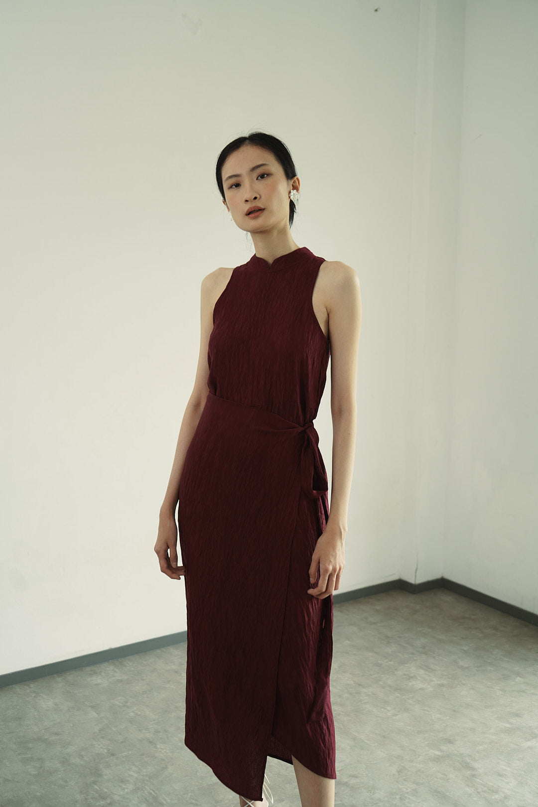 Ming Dress- Maroon