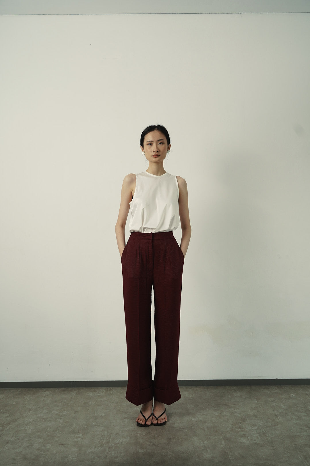 Gauri Pants - Maroon