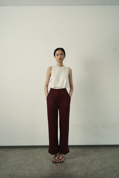 Gauri Pants - Maroon