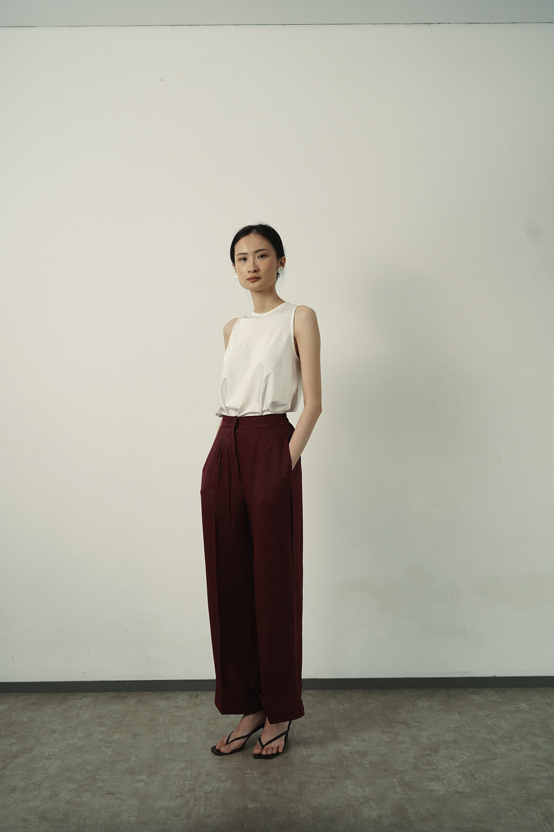 Gauri Pants - Maroon