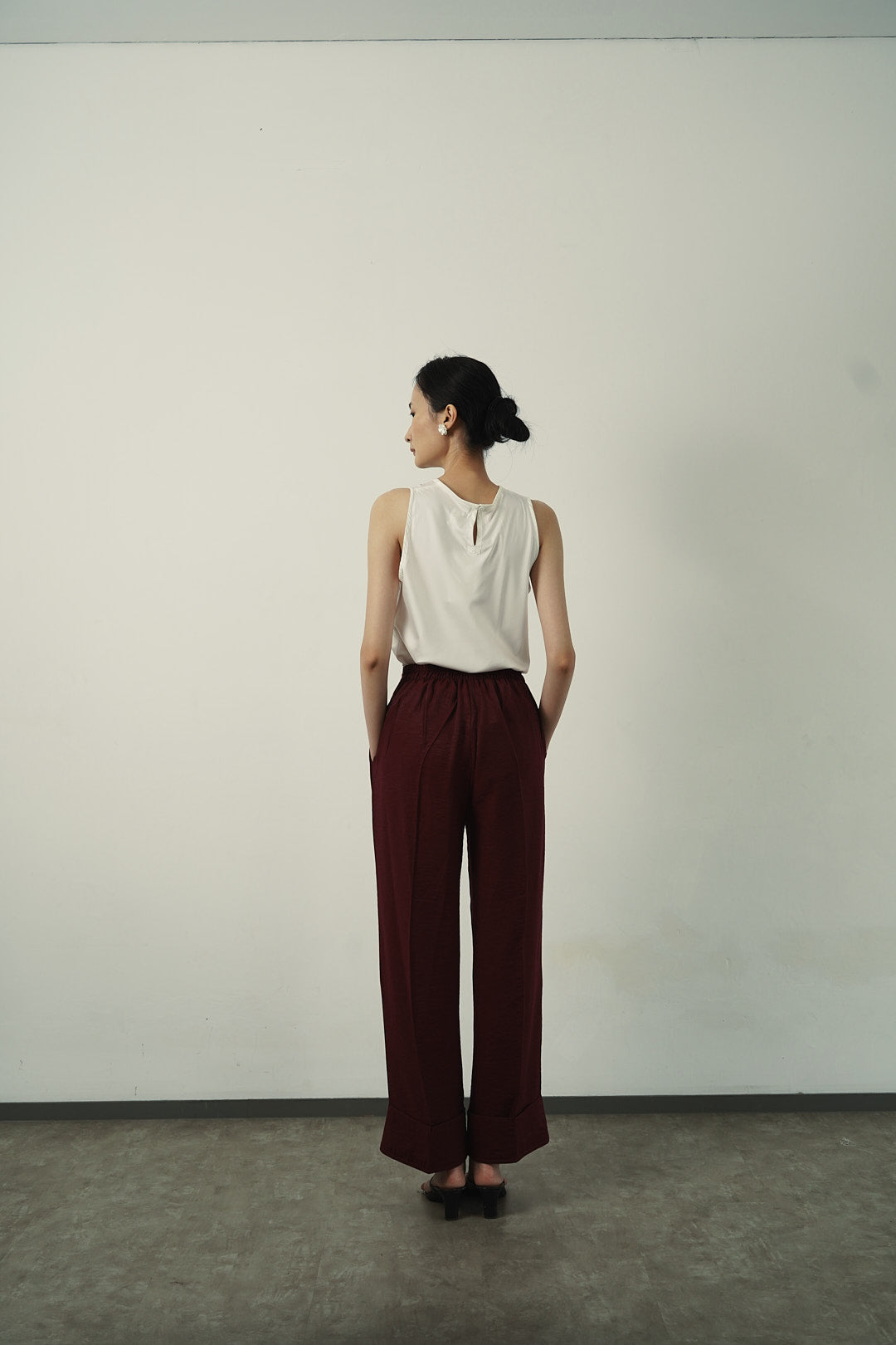 Gauri Pants - Maroon