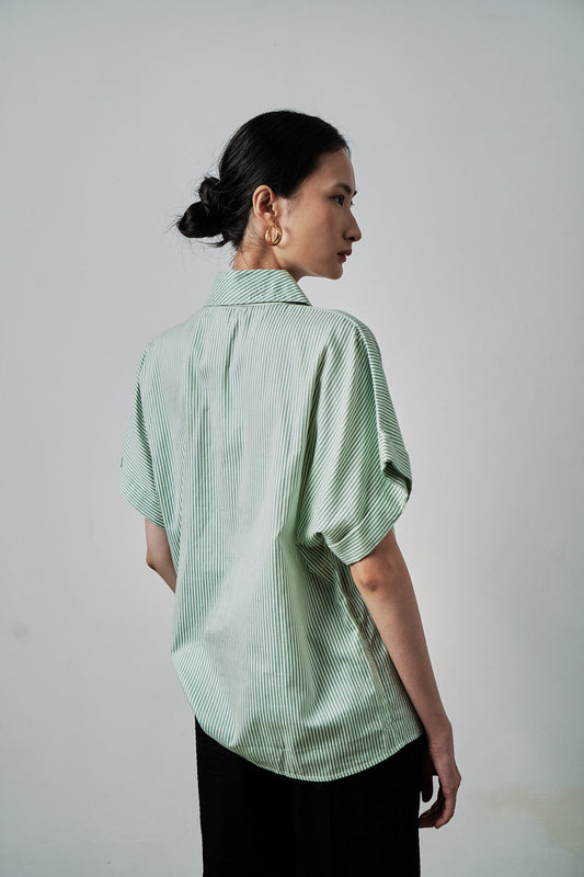 Flint Shirt - Mint Stripes