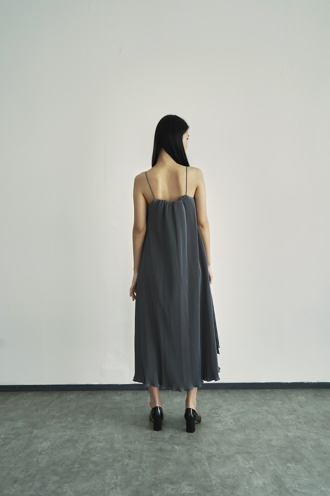 Anya Dress - Sky Gray