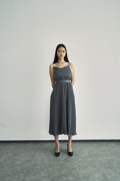 Anya Dress - Sky Gray