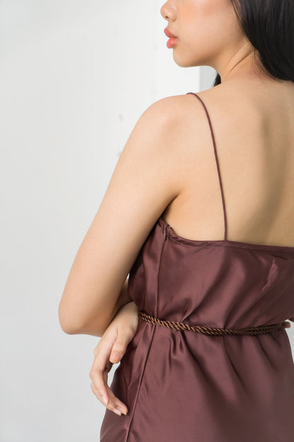 Scarlette Dress - Brown