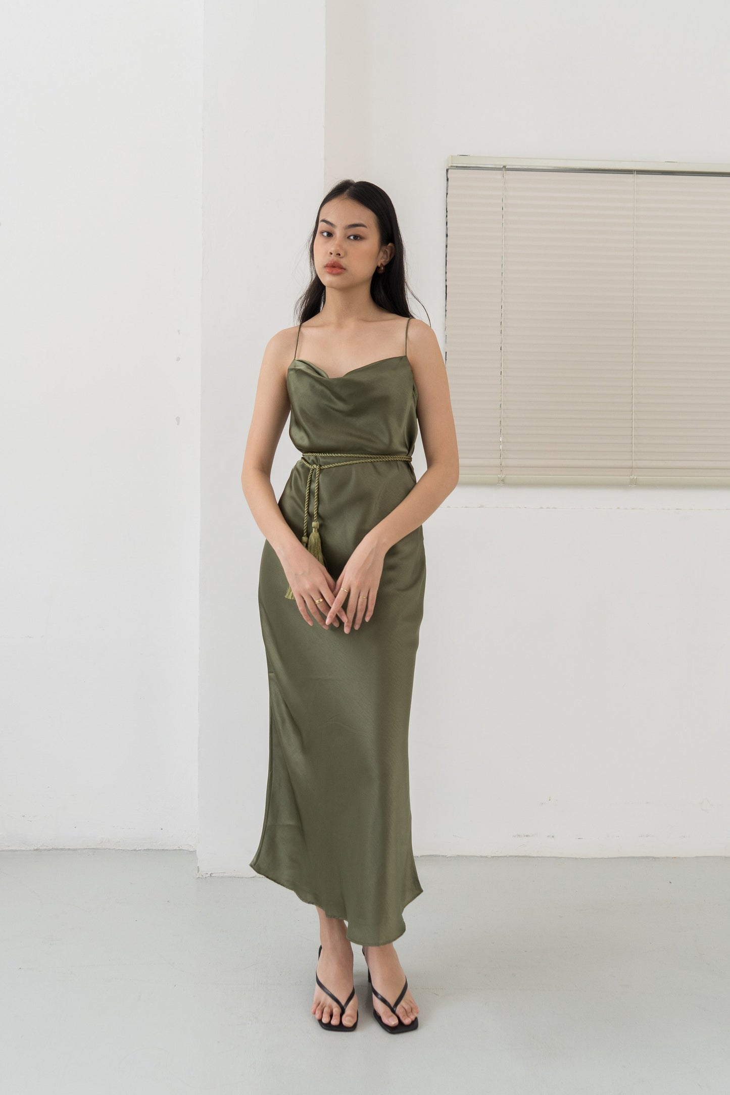 Scarlette Dress - Moss Green