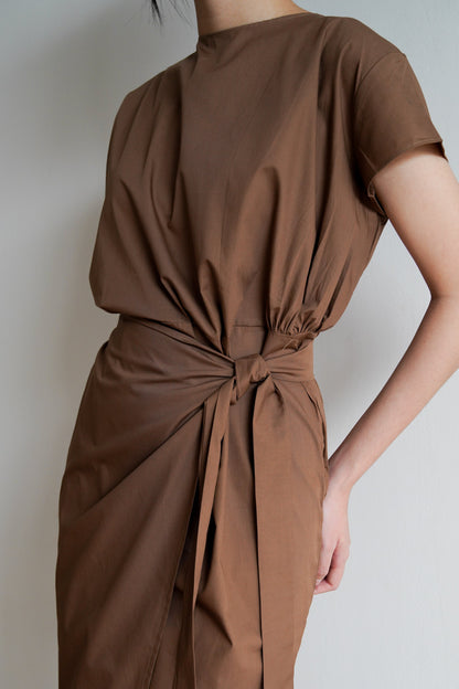 Akina Dress - Brown