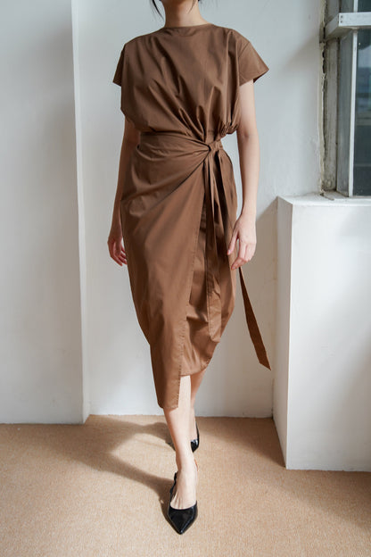 Akina Dress - Brown