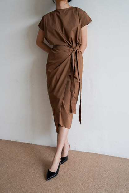 Akina Dress - Brown