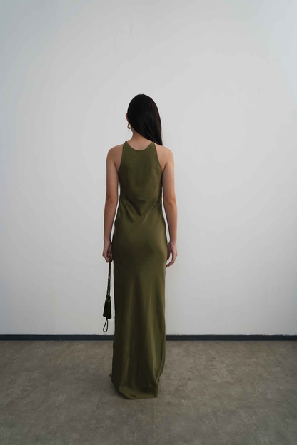 Gian Dress - Moss Green