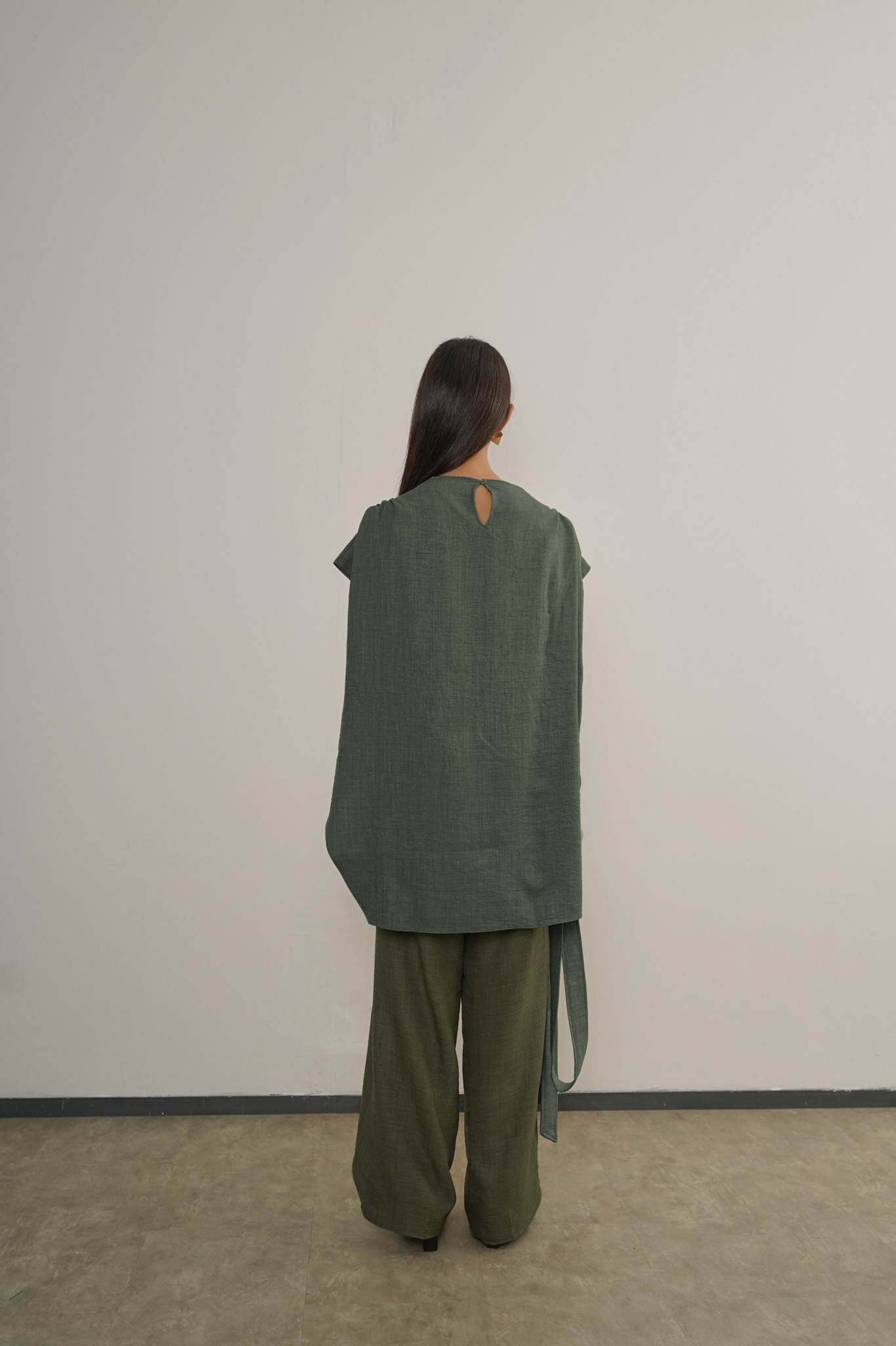 Oza Top - Moss Green