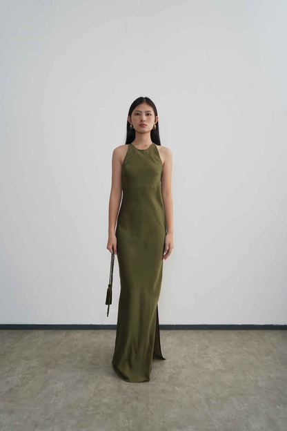 Gian Dress - Moss Green