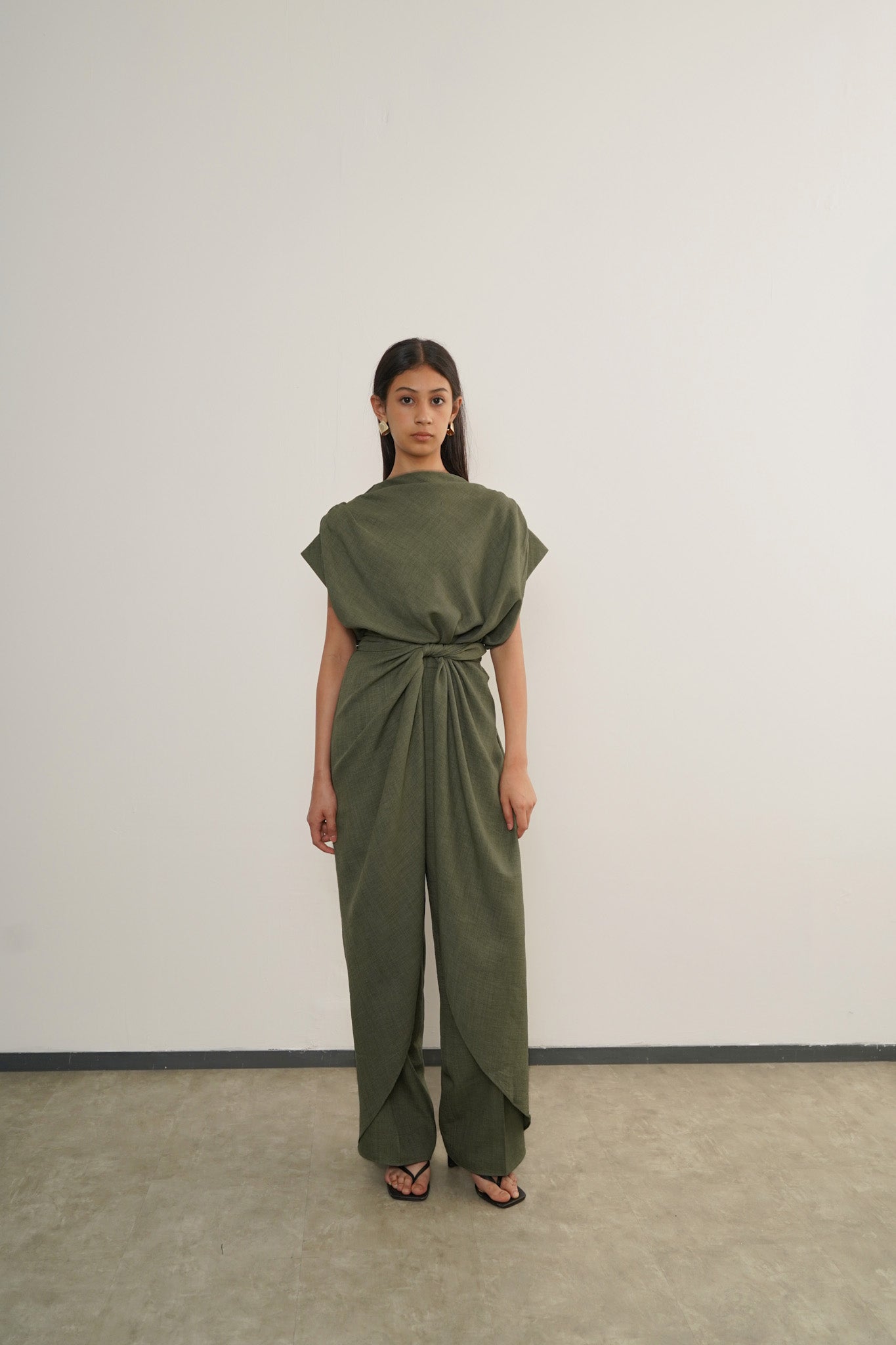 Aleta Pants - Moss Green