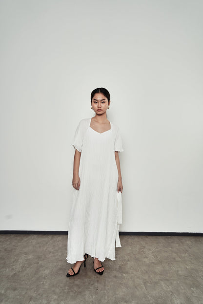 Nora Dress - Broken White