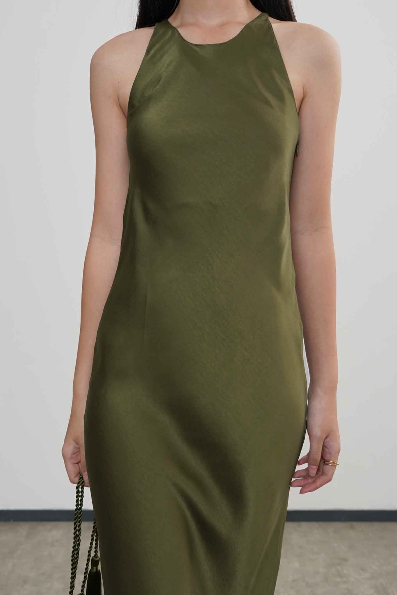 Gian Dress - Moss Green