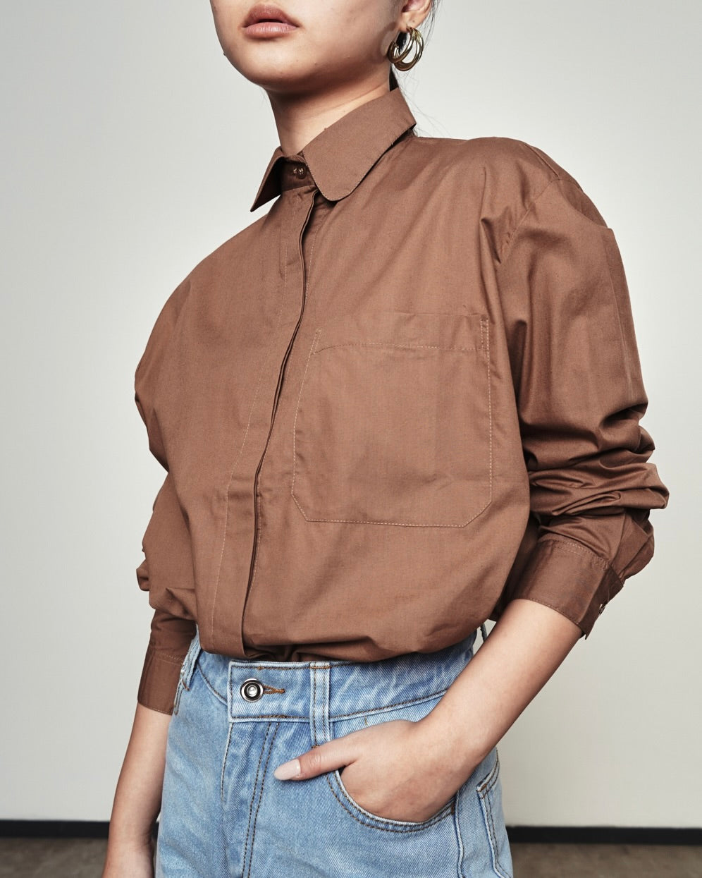 Blouse 101 - Brown