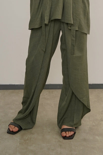 Aleta Pants - Moss Green