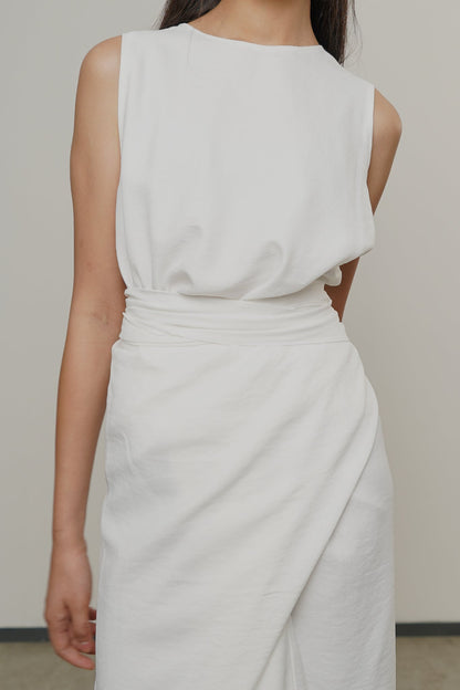 Eleya Dress - Broken White