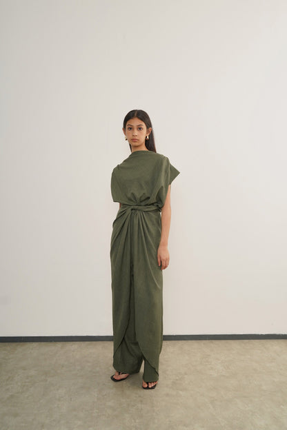 Aleta Pants - Moss Green