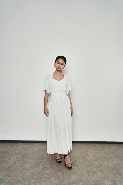 Nora Dress - Broken White