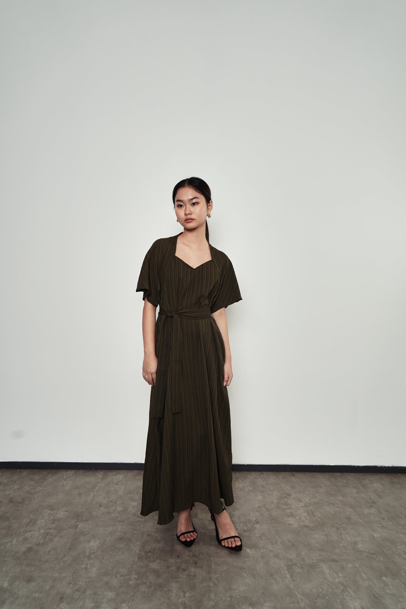 Nora Dress - Dark Green