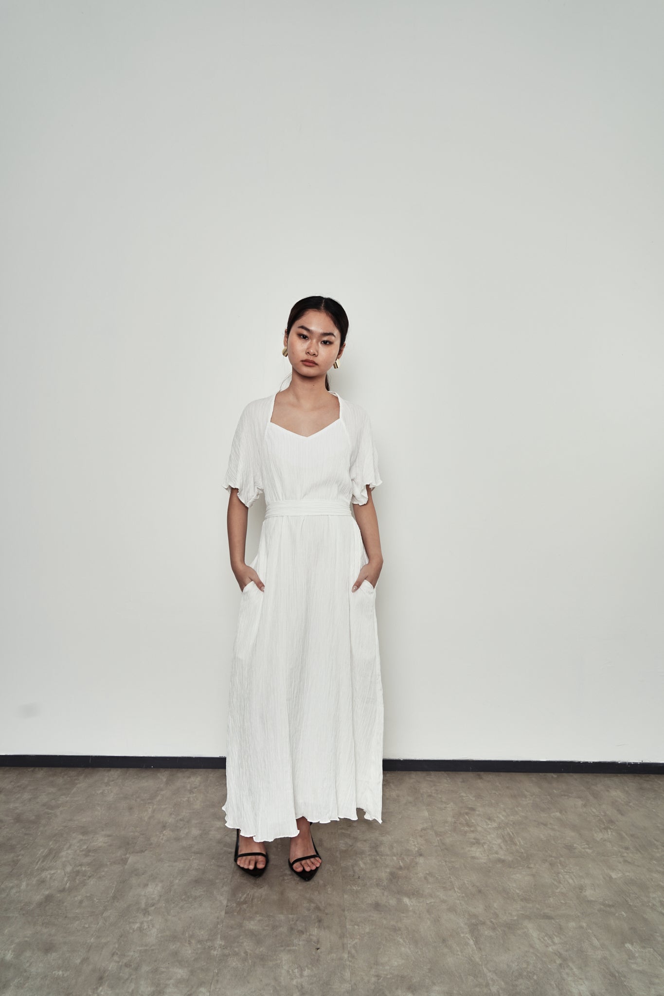 Nora Dress - Broken White