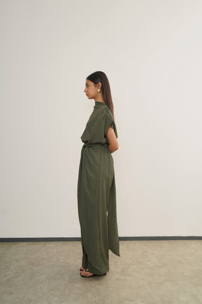 Aleta Pants - Moss Green