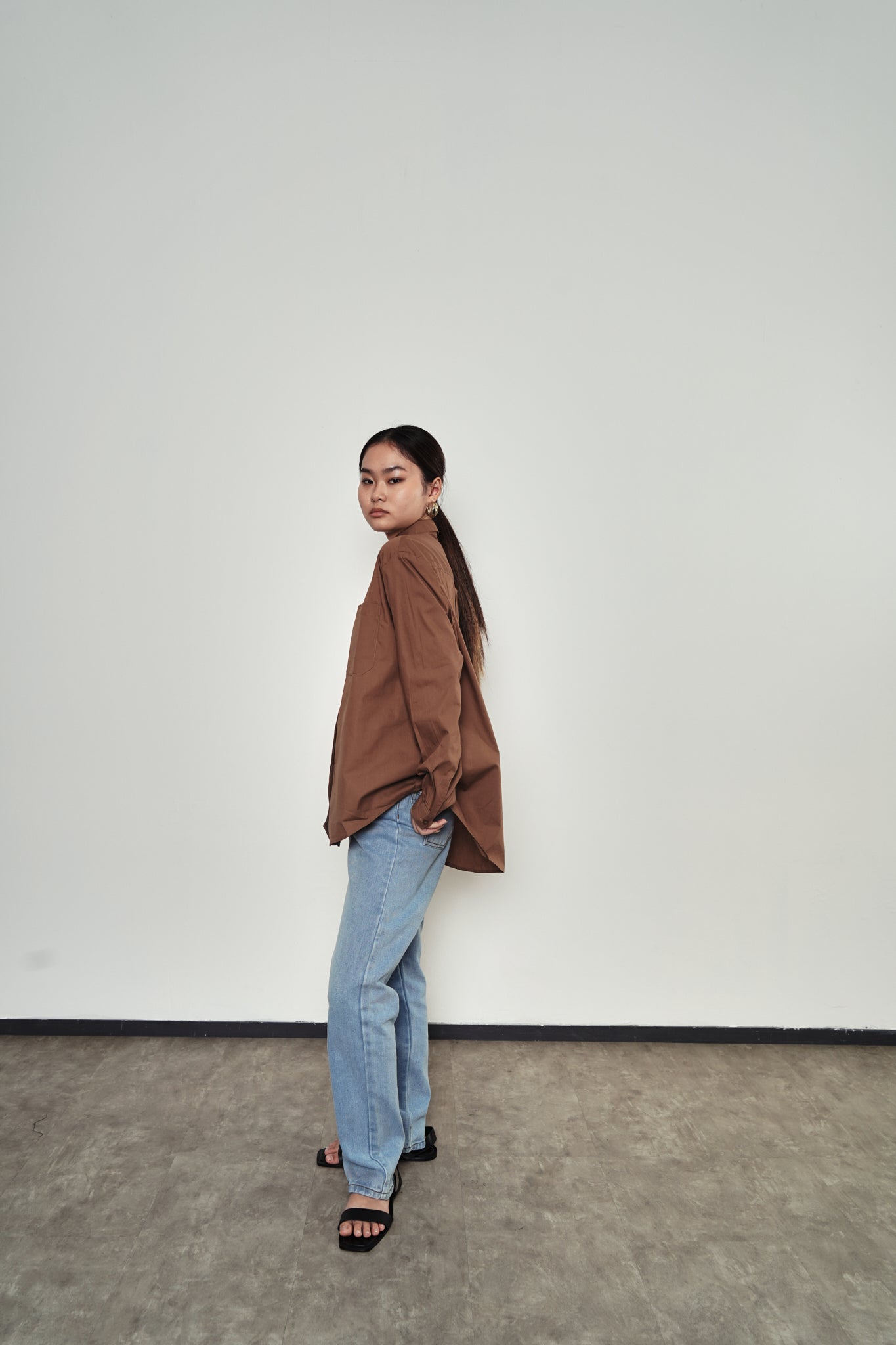 Blouse 101 - Brown