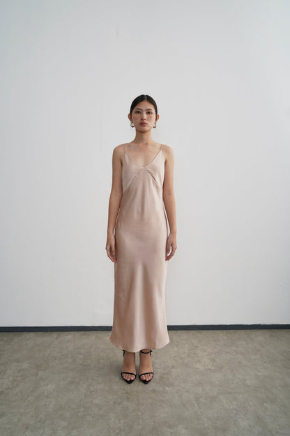 Slip Dress - Champagne