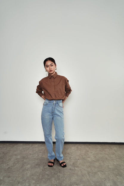 Blouse 101 - Brown